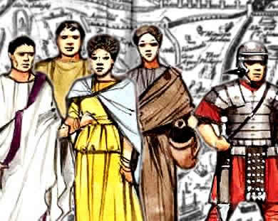 A sociedade romana foi organizada de outro modo com o estabelecimento do Império